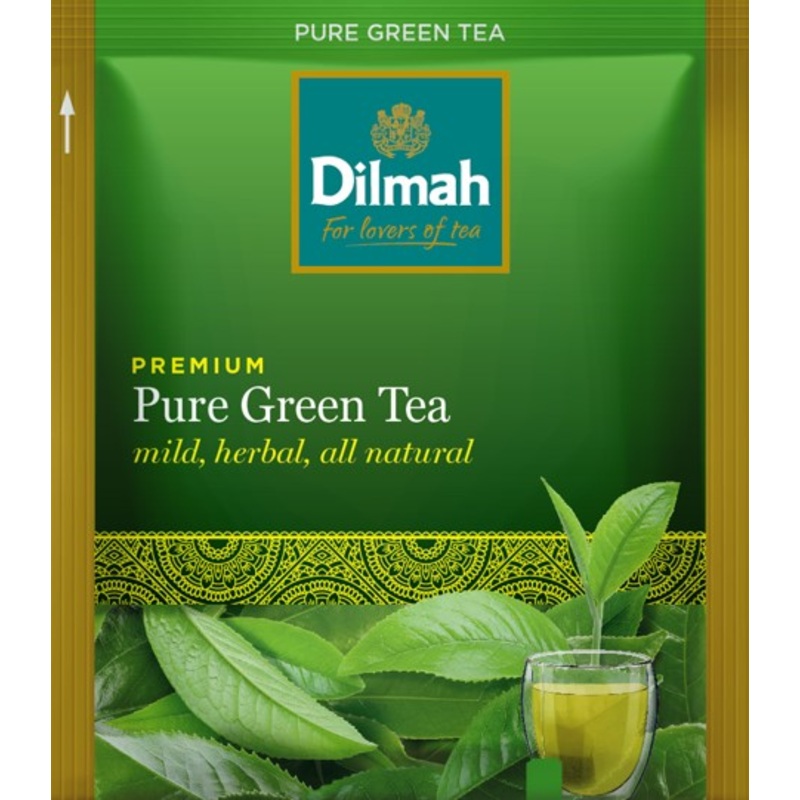 Pure Green Tea Bags – 500 Individually Wrapped Envelopes