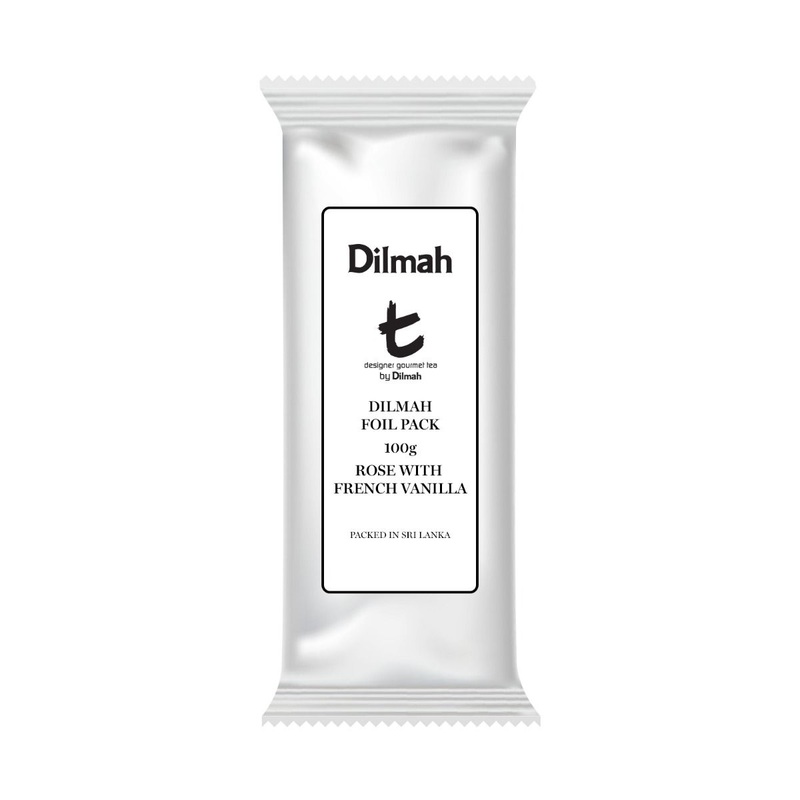 Dilmah t-Series Rose With French Vanilla – 100g Loose Leaf Tea (Refill Pack)