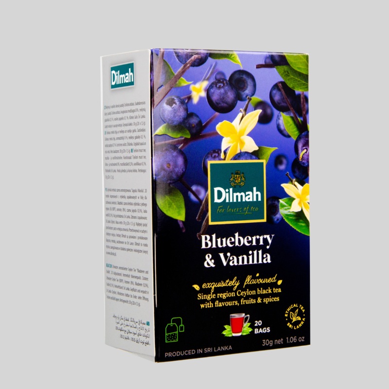 EFT Blueberry & Vanilla Ceylon Black Tea – 20 Tea Bags