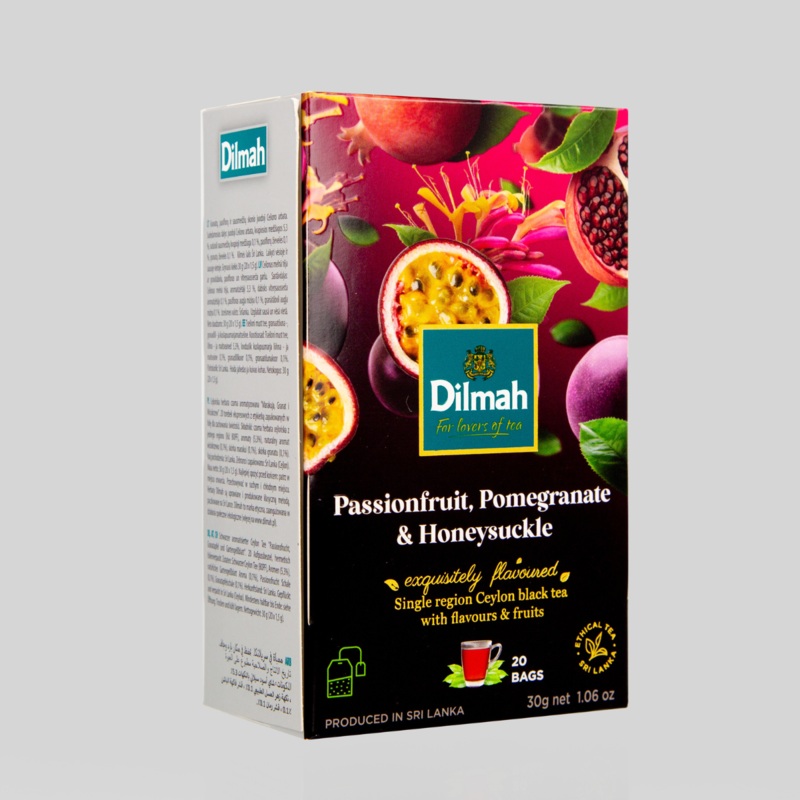EFT Passionfruit, Pomegranate & Honeysuckle Ceylon Black Tea – 20 Tea Bags