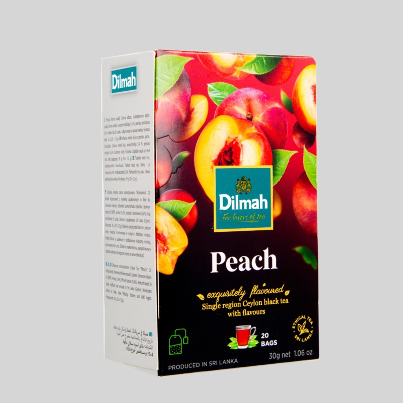 EFT Peach Ceylon Black Tea- 20 Tea Bags