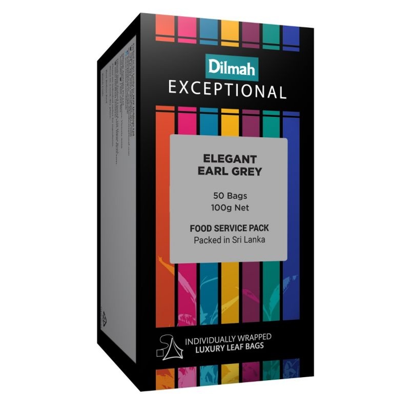 Exceptional Elegant Earl Grey – 50 Leaf Tea Bags (Individually Wrapped)