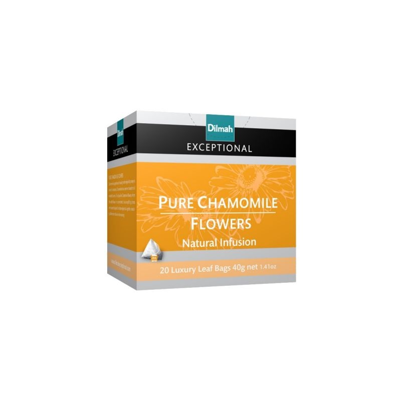 EXCEPTIONAL PURE CHAMOMILE FLOWERS – 20 LEAF TEA BAGS