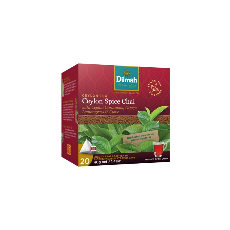 Inspiration Ceylon Spice Chai Tea – 20 Luxury leaf Tea Bags