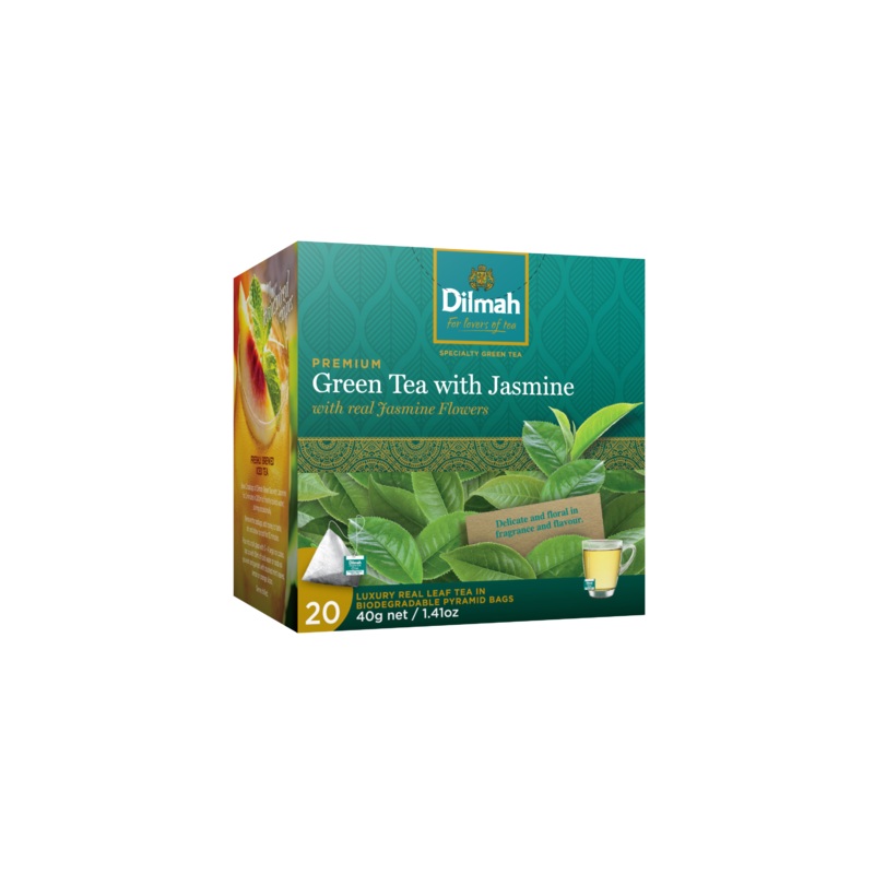 Inspiration Fragrant Jasmine Green Tea – 20 Luxury Leaf Tea Bags