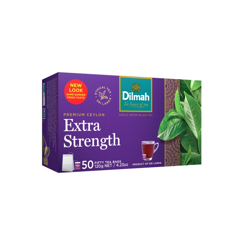 PREMIUM EXTRA STRENGTH BLACK TEA – 50 TEA BAGS
