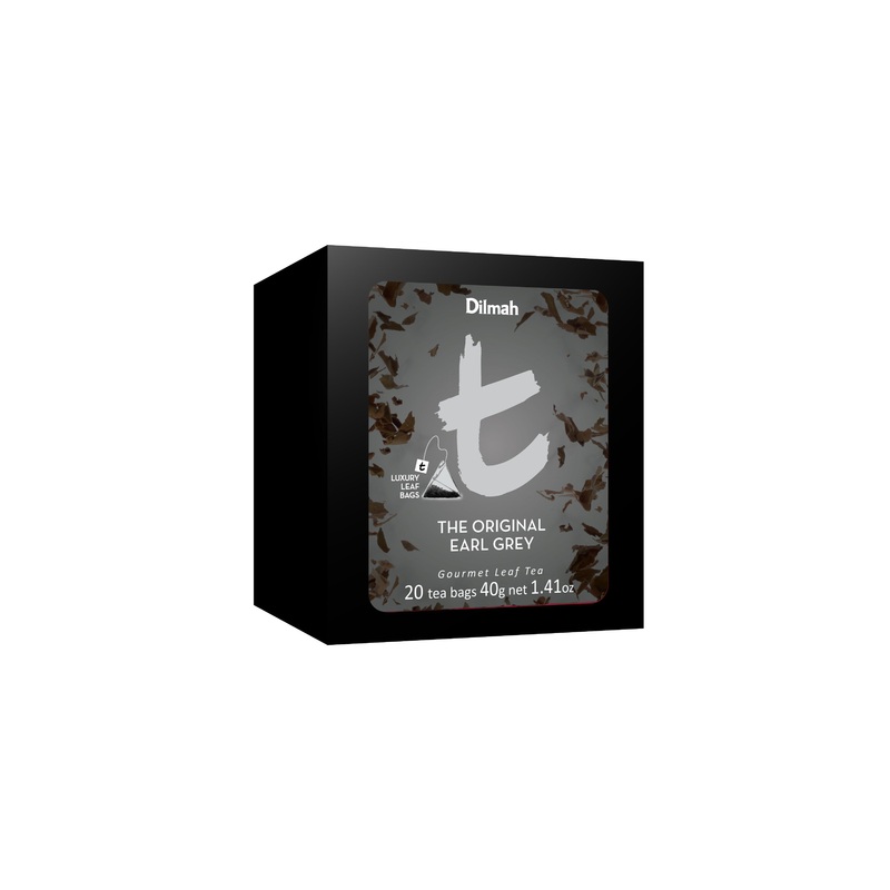 t-Series The Original Earl Grey Ceylon Black Tea (Refill Pack) – 20 Luxury Leaf Tea Bags