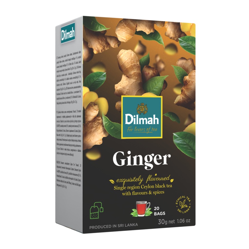 EFT Ginger Ceylon Black Tea – 20 Tea Bags