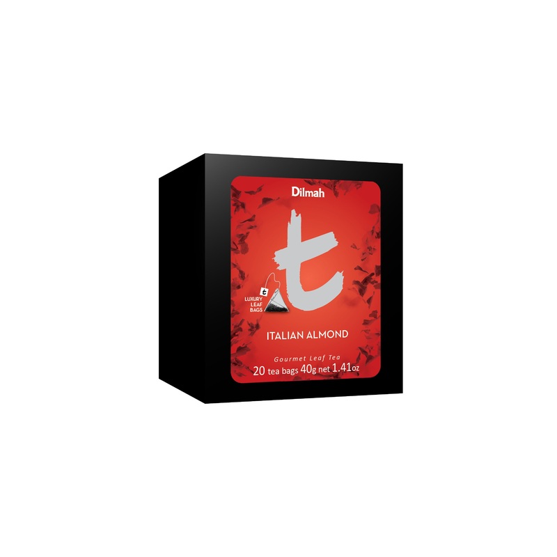 t-Series Italian Almond – 20 Leaf Tea Bags (Refill Pack)
