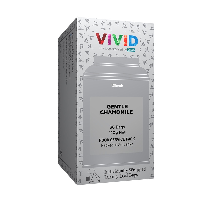 Vivid Gentle Chamomile – 30 Leaf Tea Bags (Individually Wrapped)