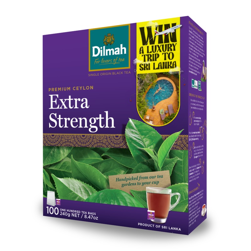 Premium Extra Strength Black Tea – 100 Tea Bags