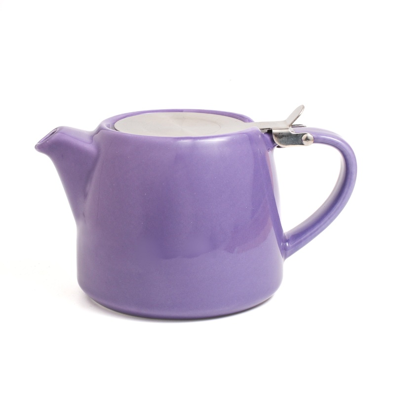 Petit Belle Hot Tea Teapot|Rainy Day Grey|Plum Purple