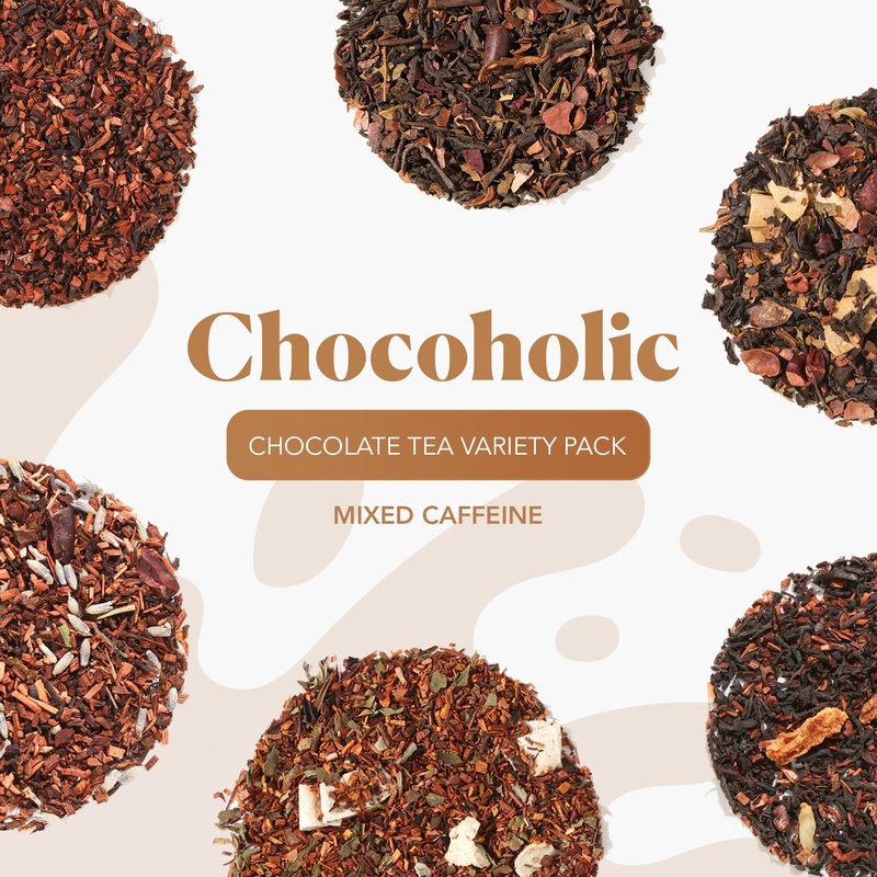 ‘Chocoholic’ Chocolate Tea Variety Pack [6-Pack Variety of Flavors]