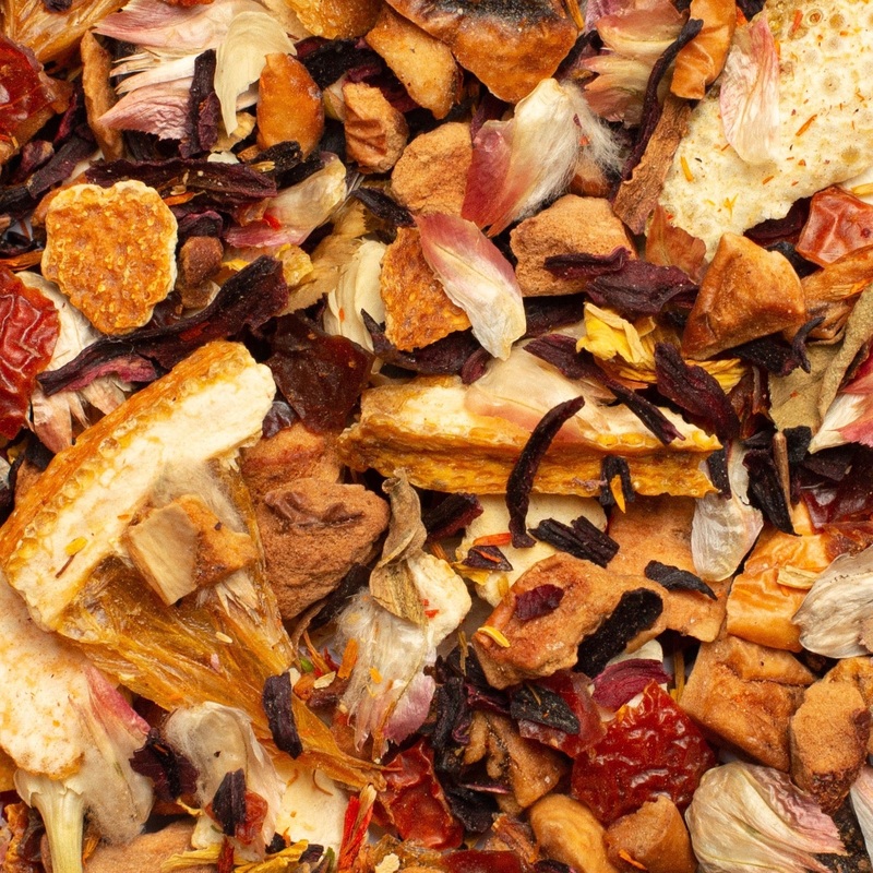Orange Blossom|Bagged – 5 Tea Bag Pouch|Bagged – 20 Tea Bag Jar|Bagged – 30 Tea Bag Pouch|Bagged – 60 Tea Bag Pouch|Loose – 12 Serving Pouch (40g)|Loose – 15-20 Serving Jar (65g)|Loose – 80 Serving Pouch (170g)|Loose – 200 Serving Pouch (300g)