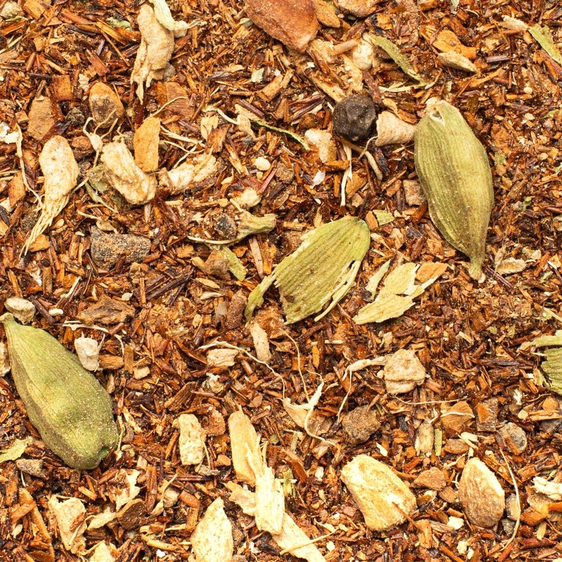 Rooibos Chai|Bagged – 5 Tea Bag Pouch|Bagged – 20 Tea Bag Jar|Bagged – 30 Tea Bag Pouch|Bagged – 60 Tea Bag Pouch|Loose – 12 Serving Pouch (35g)|Loose – 15-20 Serving Jar (75g)|Loose – 80 Serving Pouch (200g)|Loose – 200 Serving Pouch (400g)