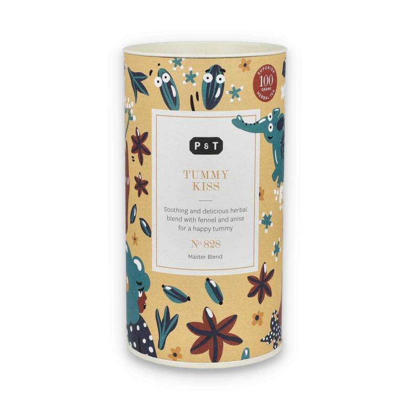 Blended Fennel Tea Tummy Kiss|Caddy – 100g brews 25 cups|15 Tea Bags – 45g brews 15 cups|Refill Bag – 250g brews 62 cups