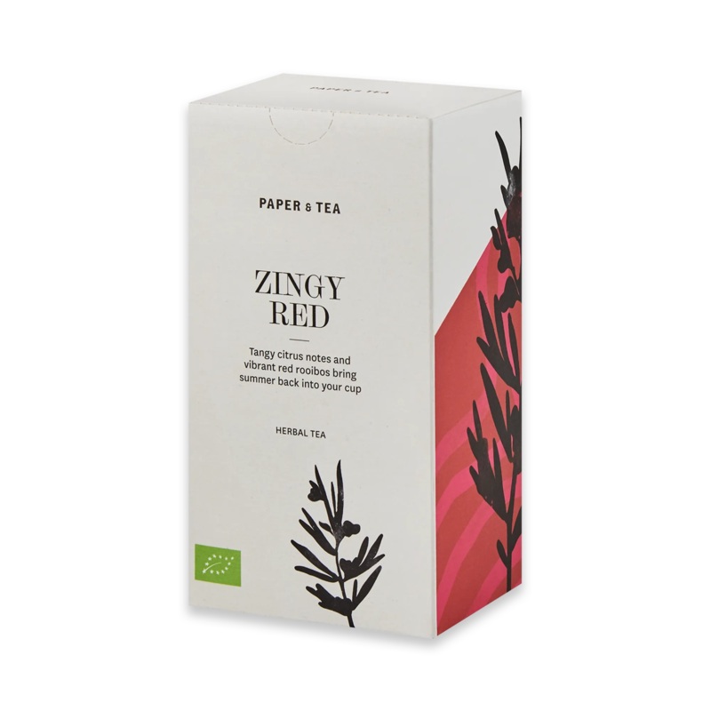 Blended Rooibos Tea Zingy Red|Daily Box – 90g brews 22 cups