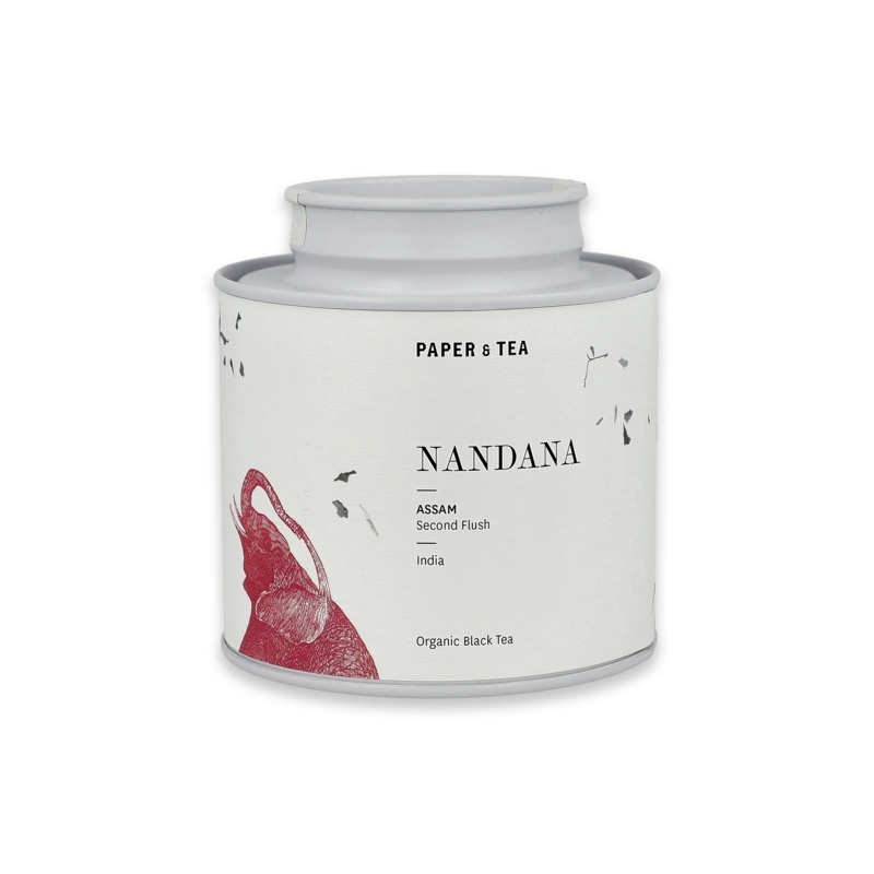 Assam Tea Nandana|Dose – 80g fr 40 Tassen|Nachfllpackung – 250g fr 125 Tassen