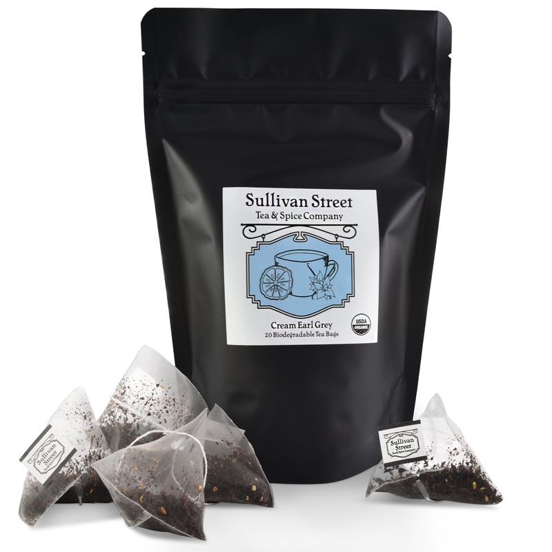 Cream Earl Grey Tea Bags|20 Count Package|100 Count Bulk Package