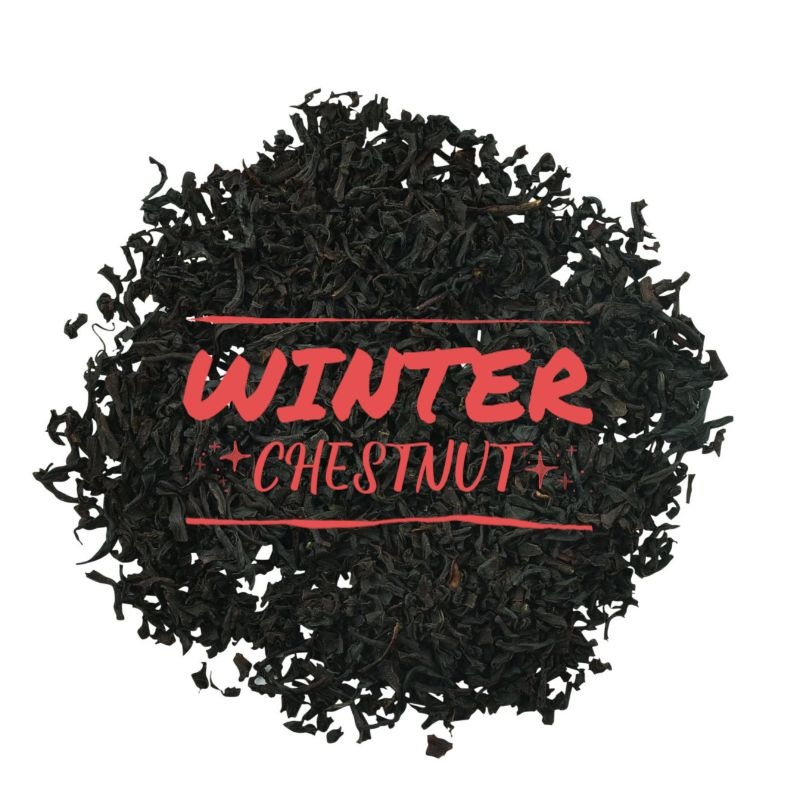 Winter Chestnut Black Tea |2 Ounce Bag – Makes over 15 cups!|4 Ounce Bag – Makes over 30 cups!|8 Ounce Bag – Makes over 60 cups!|1 Pound Bulk (16 Ounces) – Bulk savings!