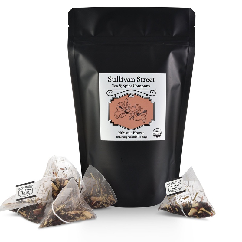 Hibiscus Heaven Tea Bags|20 Count Package|100 Count Bulk Package