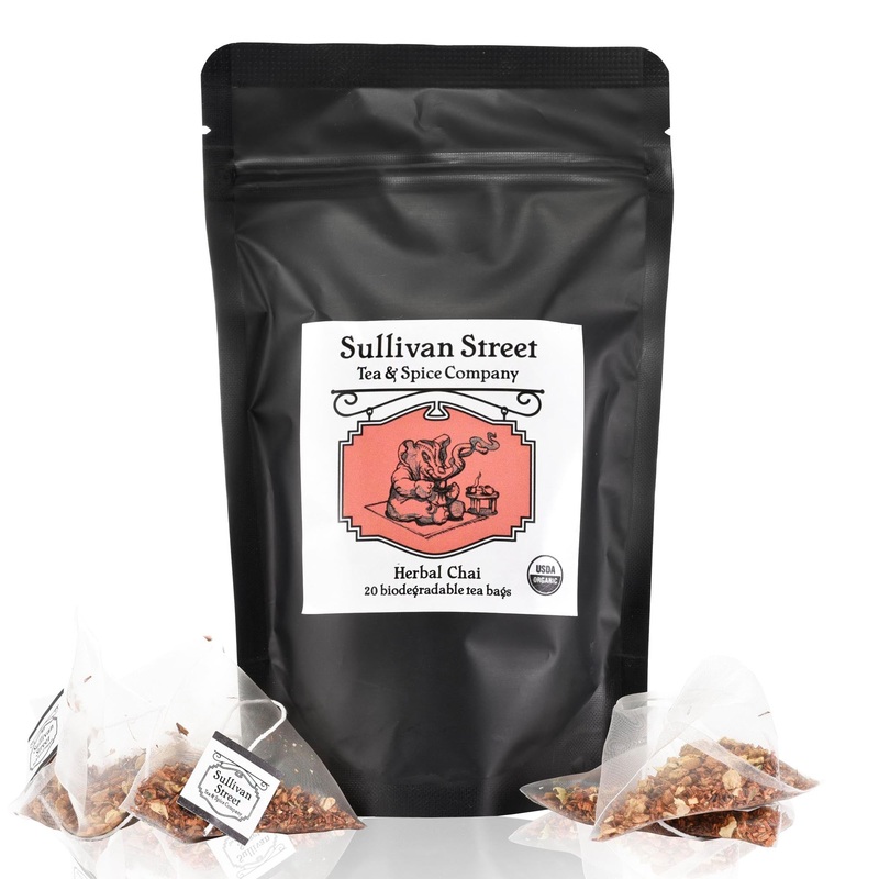 Herbal Chai Tea Bags|20 Count Package|100 Count Bulk Package