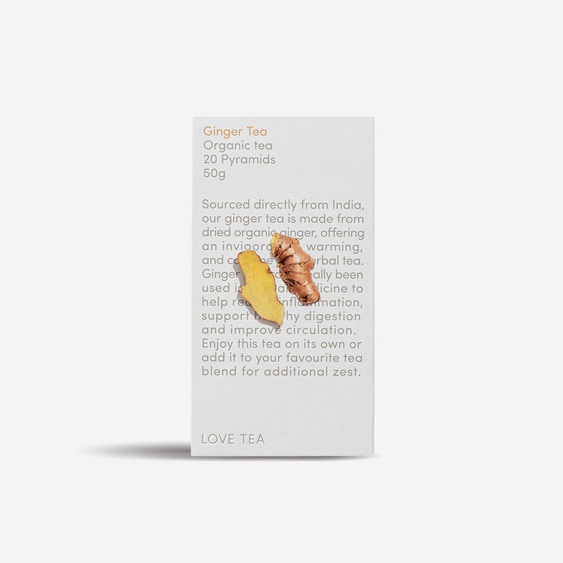 Ginger Tea Pyramid Tea Bags|20 Pyramids