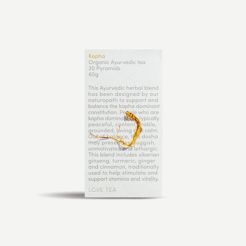 Kapha Pyramid Tea Bags|20 Pyramids