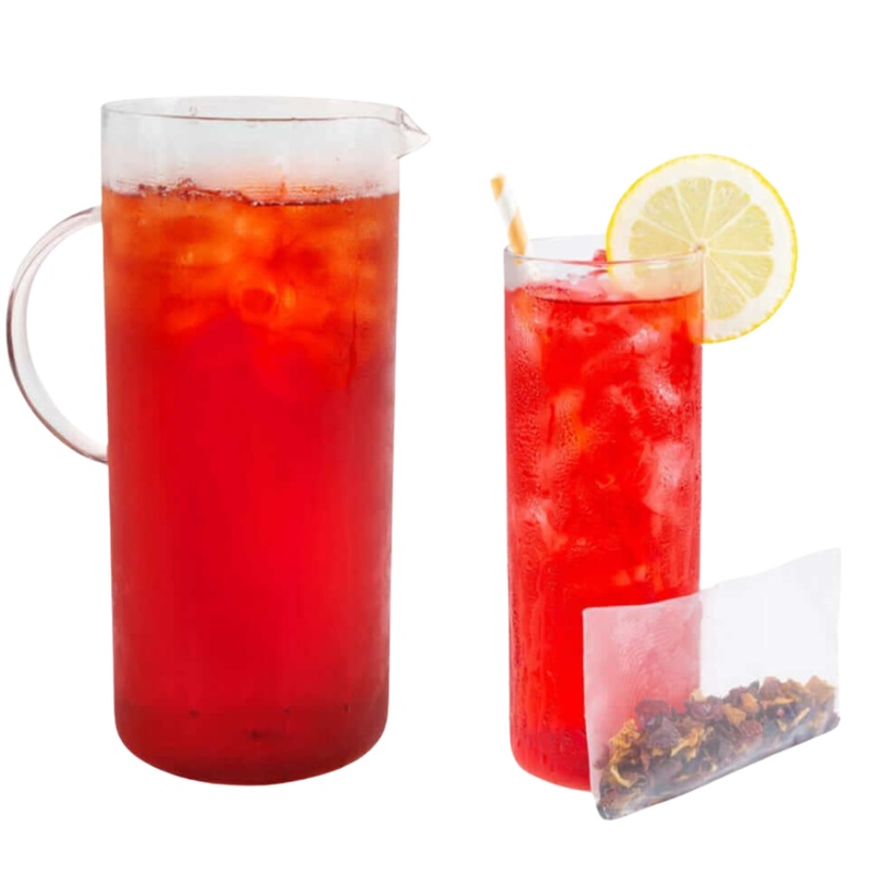 Blood Orange Hibiscus Iced Tea