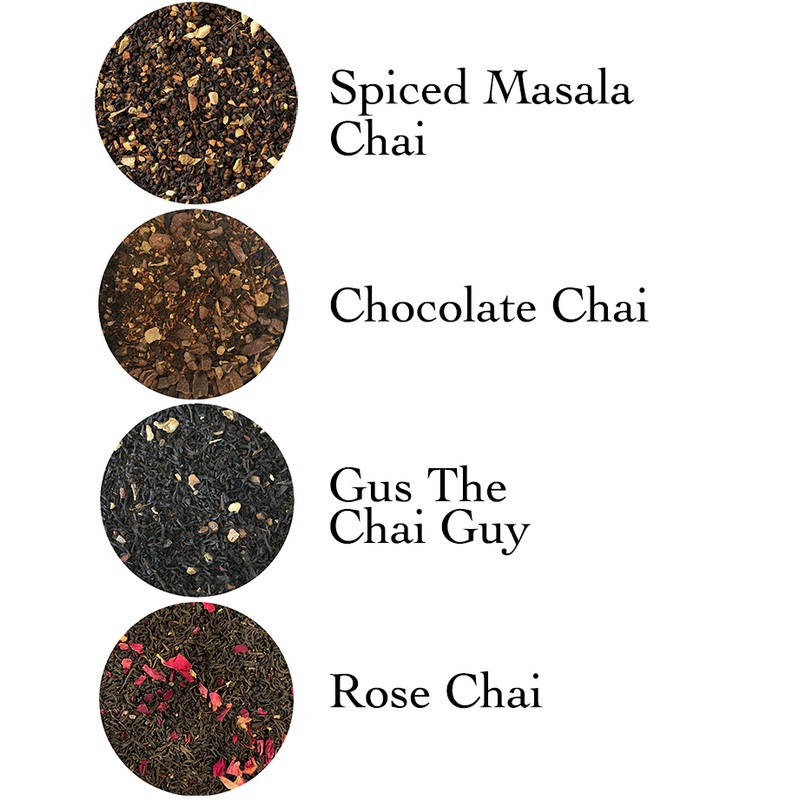 Best of Chai Sampler Set|1oz of each tea, total 4oz in set