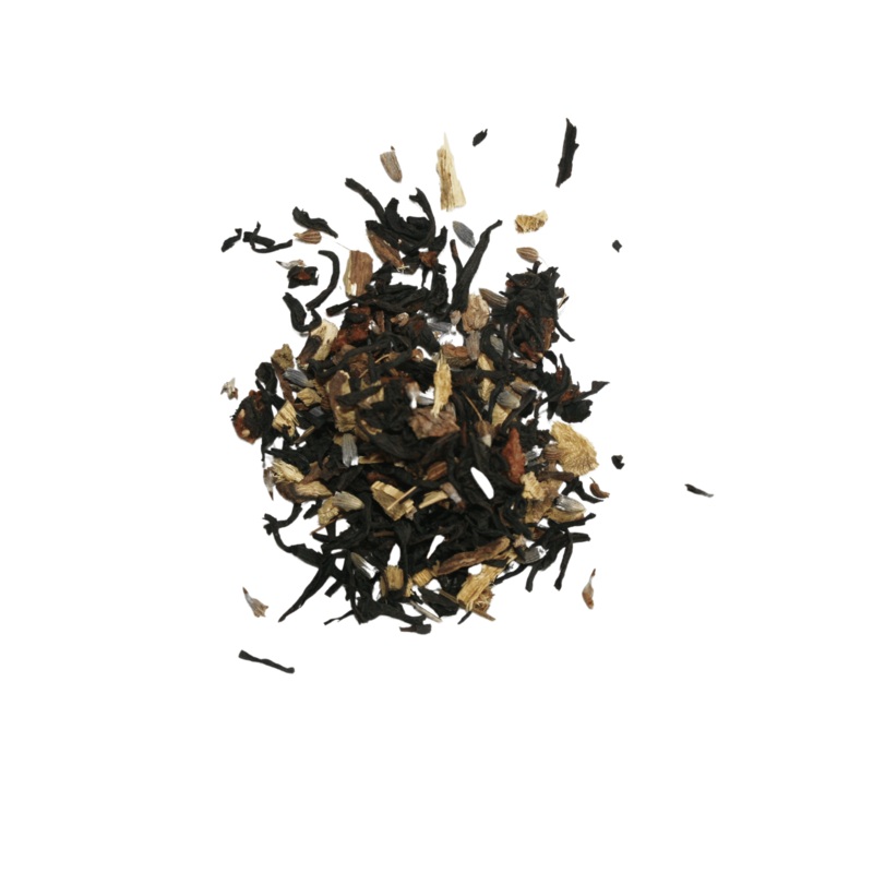 Raspberry, Liquorice & Lavender – Black Tea – 50g Loose Leaf Pouch