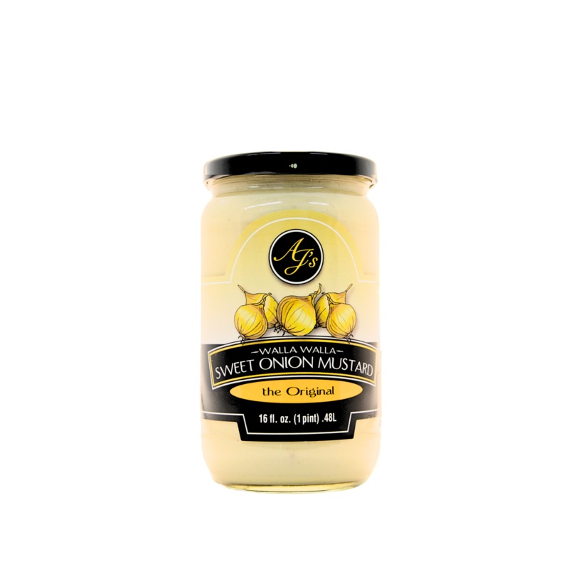 AJ’s – Walla Walla Sweet Onion Mustard Original 16 oz.