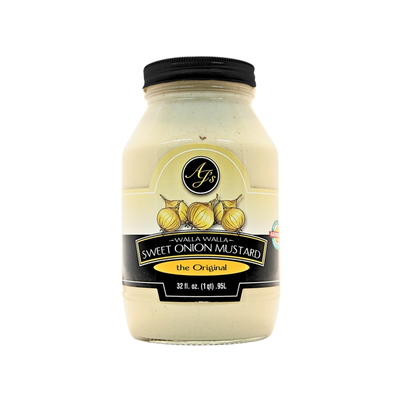 AJ’s – Walla Walla Sweet Onion Mustard Original 32 oz.