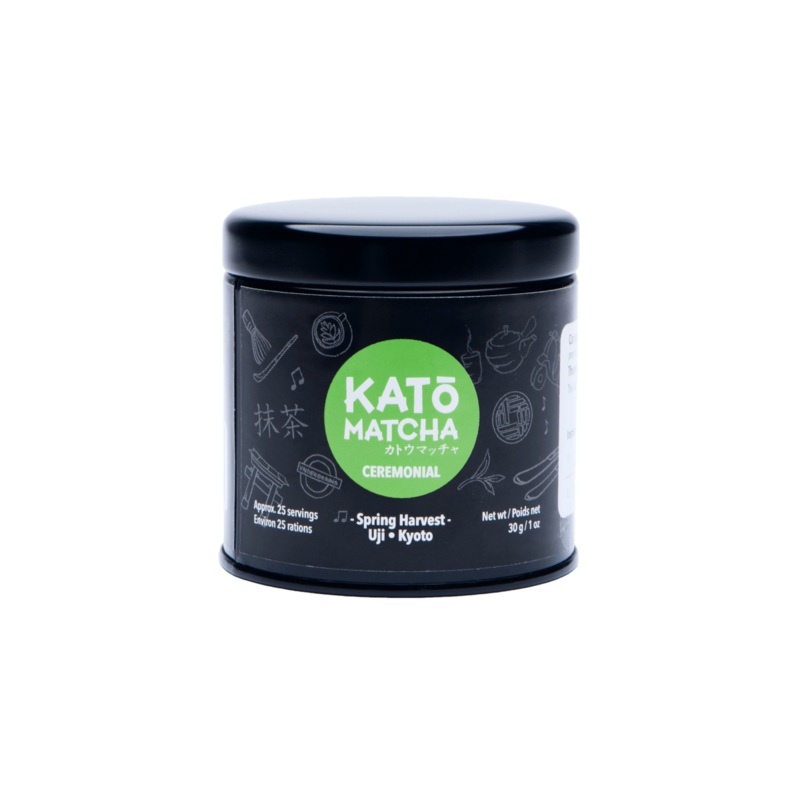 Kato Matcha Spring Harvest|30g tin|case of 6 tins|1kg
