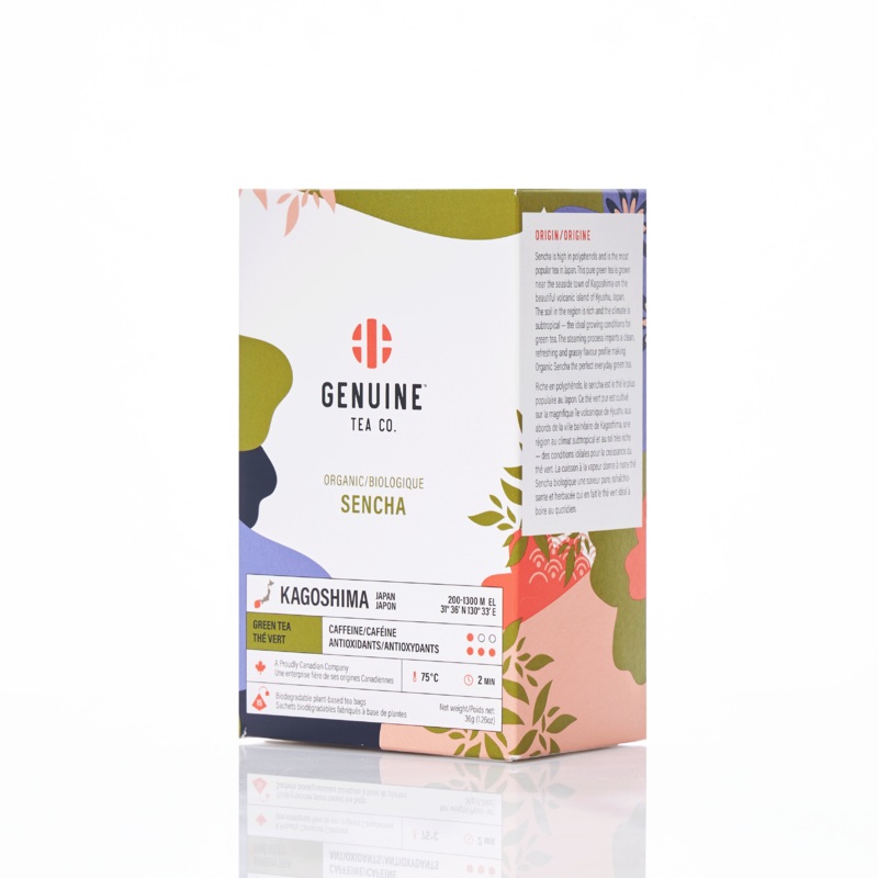 Pyramid Tea Bags – Organic Sencha Green Tea
