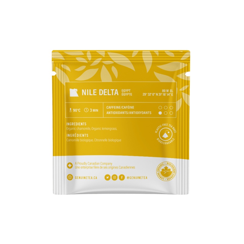 Individually Wrapped – Organic Chamomile Lemongrass – 100 Teabags