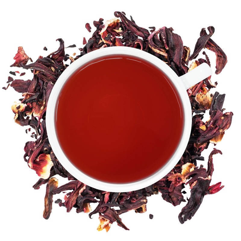 Organic Hibiscus Tea|2 oz Bag (approx. 30 Servings)|1/2 lb Bulk Bag (approx. 120 Servings)|Sample Bag (3-5 Servings)
