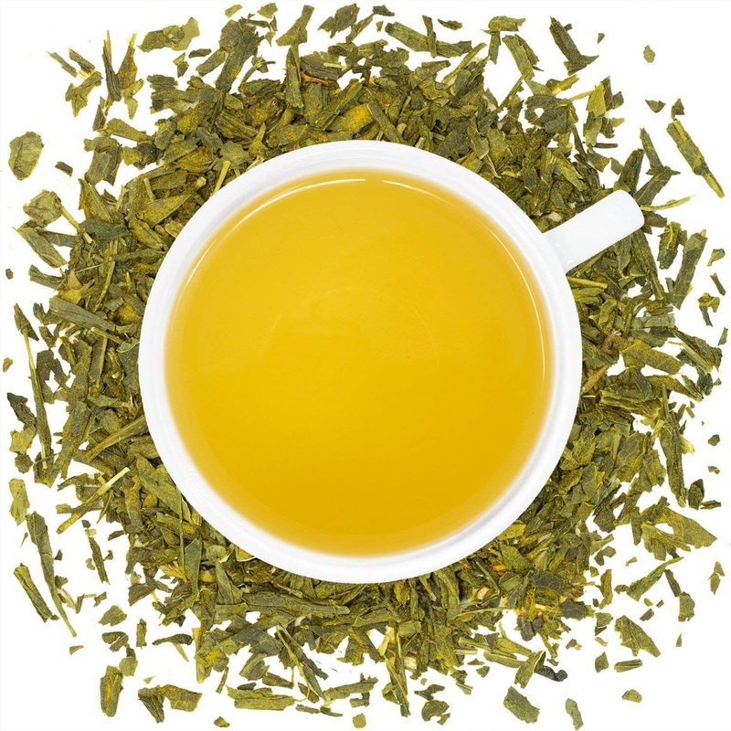 Organic Turmeric Green Tea|2 oz Bag (approx. 30 servings)|1/2 lb Bulk Bag (approx. 120 servings)|Sample Bag (approx. 3-5 servings)