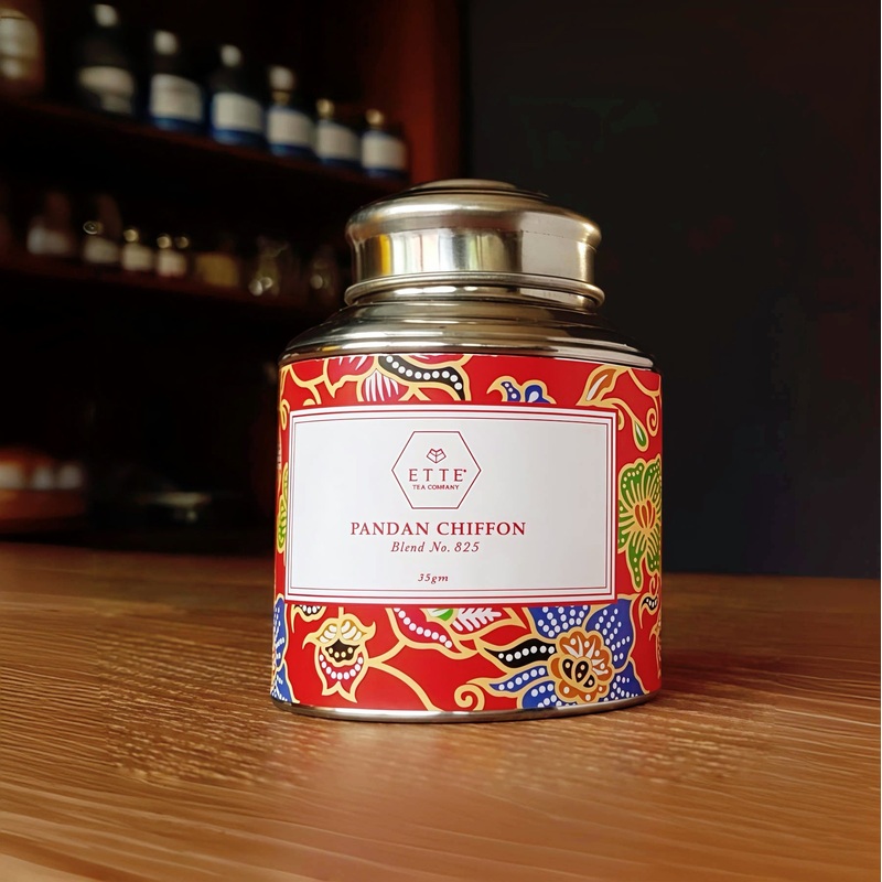 Pandan Chiffon, Kebaya Red|18g Caddy Mini|35g Caddy|35g Caddy with Box