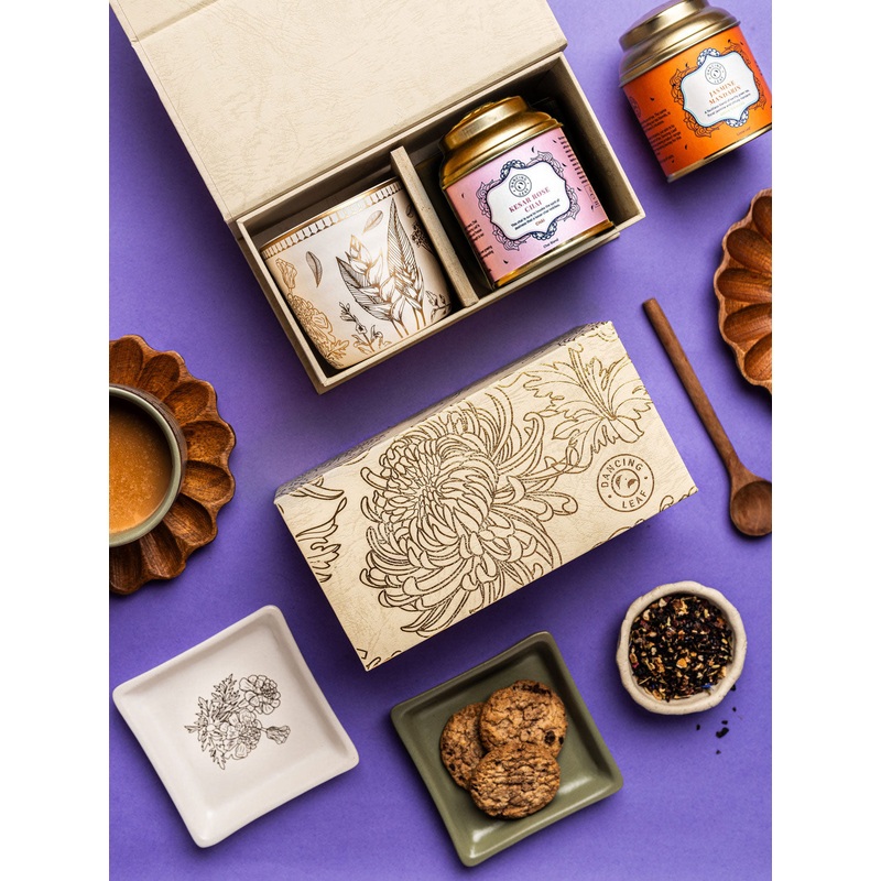 Chai Kulhar Gift Box (1 Ananda Kulhar + 1 Chai Tin 35g)