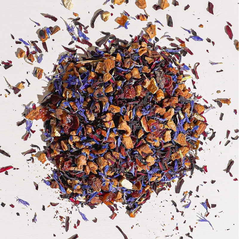 Blue Eyes Herbal Tea|1 oz loose tea sample|4 oz bag of loose tea|4 oz tin of loose tea|8 oz bag of loose tea|16 oz bag of loose tea|4.4 lb (2 kg) bag of loose tea