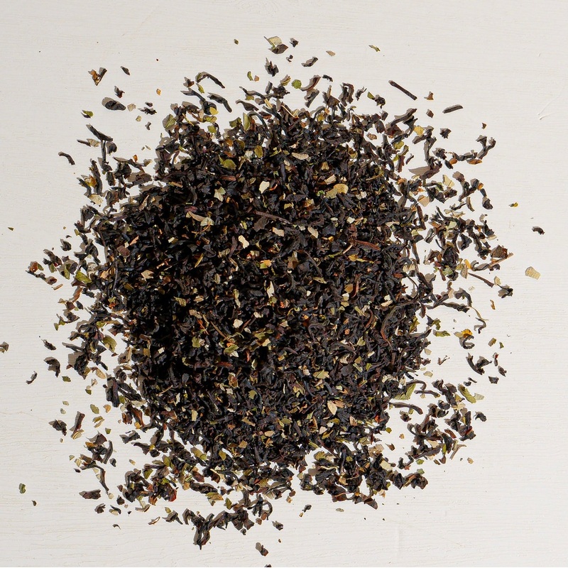Chocolate Mint Tea|1 oz Loose Tea Sample|2oz Loose Tea|4 oz bag of loose tea|4 oz tin of loose tea|8 oz bag of loose tea|16 oz bag of loose tea|4.4 lb (2 kg) bag of loose tea|20 Tea Bags|20 Tea Bag Tin|50 tea bags|50 tea bag tin|500 bulk tea bags