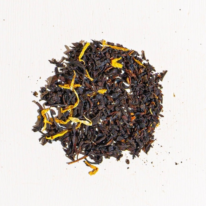 Chocolate Tea|1 oz loose tea sample|4 oz bag of loose tea|4 oz tin of loose tea|8 oz bag of loose tea|16 oz bag of loose tea|4.4 lb (2 kg) bag of loose tea