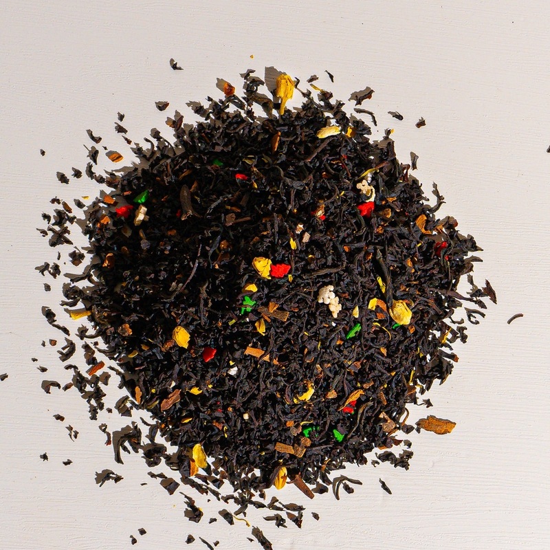 Christmas Blend|1 oz Loose Tea Sample|2oz bag of loose tea|4 oz bag of loose tea|4 oz tin of loose tea|8 oz bag of loose tea|16 oz bag of loose tea