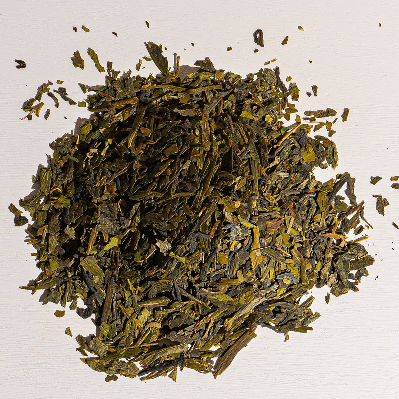 Dragonwell Tea|1 oz loose tea sample|4 oz bag of loose tea|4 oz tin of loose tea|8 oz bag of loose tea|16 oz bag of loose tea|4.4 lb (2 kg) bag of loose tea
