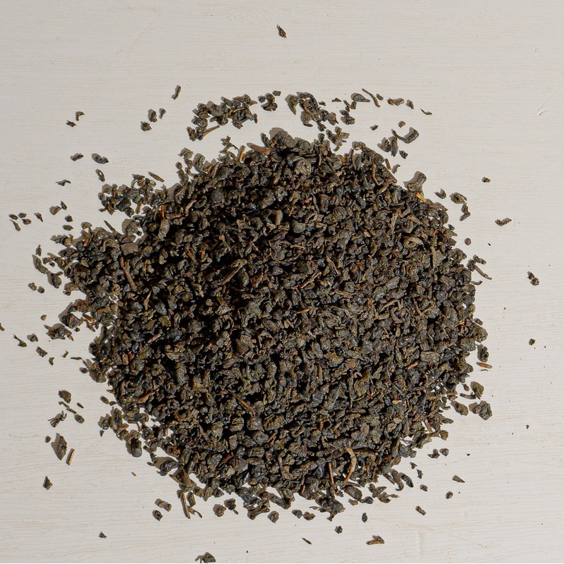 Formosa Gunpowder Tea|1 oz loose tea sample|4 oz bag of loose tea|4 oz tin of loose tea|8 oz bag of loose tea|16 oz bag of loose tea|4.4 lb (2 kg) bag of loose tea