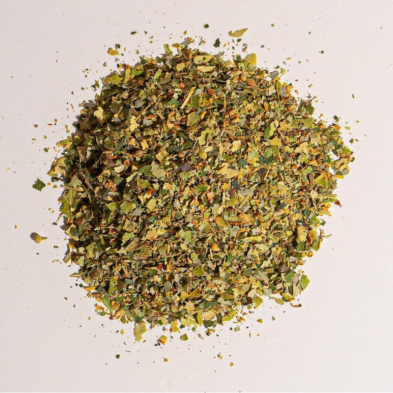Linden Flower Herbal Tea|1 oz loose tea sample|2 oz tin of loose tea|4 oz bag of loose tea|8 oz bag of loose tea|16 oz bag of loose tea|1.1 lb (.5 kg) bag of loose tea