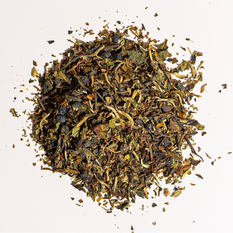 Blueberry White|1 oz Loose Tea Sample|4 oz Bag of Loose Tea|8 oz Bag of Loose Tea|16 oz Bag of Loose Tea|2.2 Pound Bag of Loose Tea
