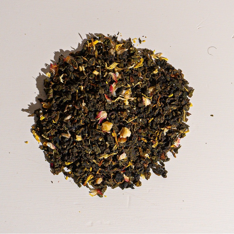 Loire Valley Peach Oolong|1 oz Loose Tea Sample|4 oz bag of loose tea|4 oz tin of loose tea|8 oz bag of loose tea|16 oz bag of loose tea|4.4 lb (2 kg) bag of loose tea