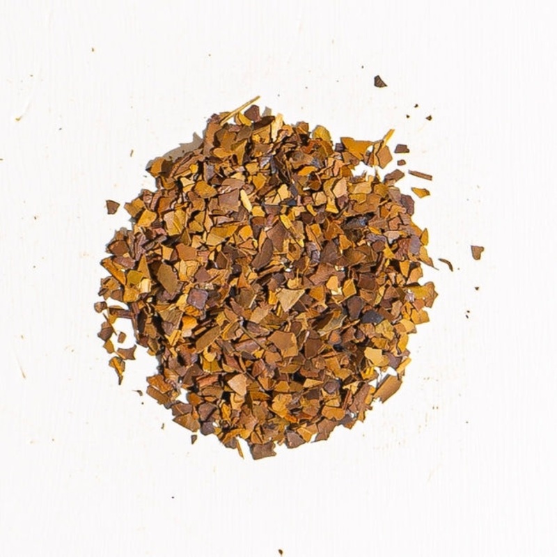 Roasted Mate Chai|1 oz loose tea sample|4 oz bag of loose tea|4 oz tin of loose tea|8 oz bag of loose tea|16 oz bag of loose tea|4.4 lb (2 kg) bag of loose tea